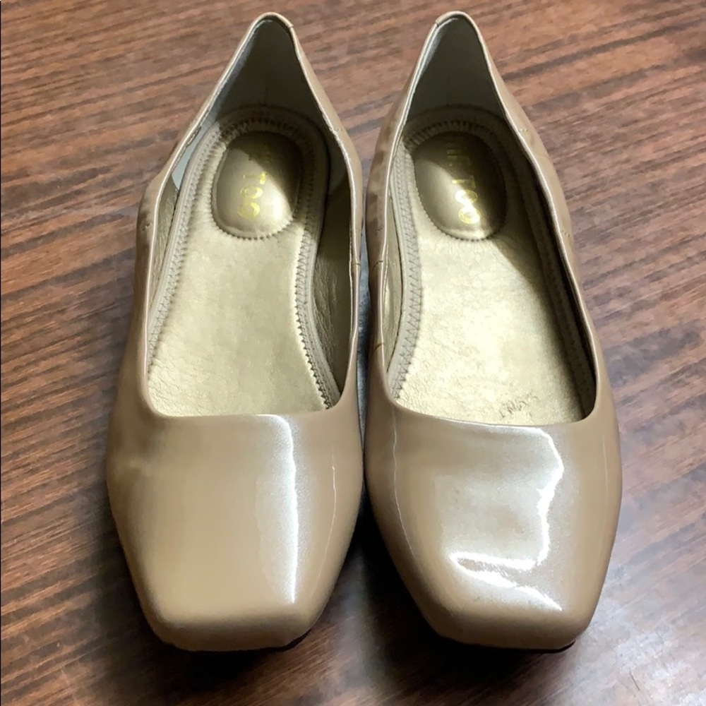 Me Too Beige Flats